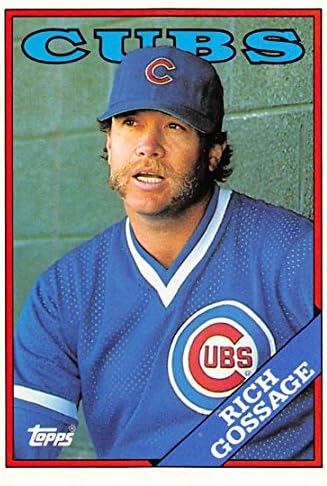 1988 Topps negociou a série #41T rico Gossage Chicago Cubs Official MLB Baseball Card