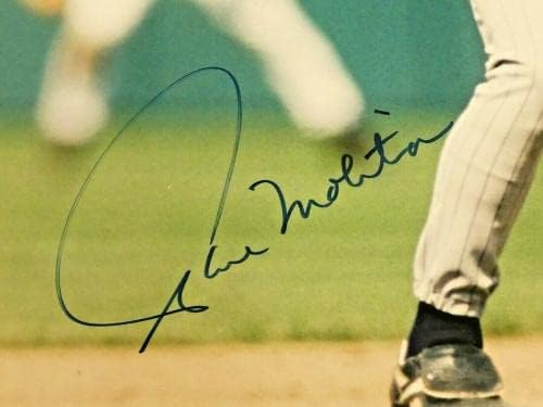 Paul Molitor Baseball Hof assinou a foto 16x20 com JSA COA - fotos autografadas da MLB