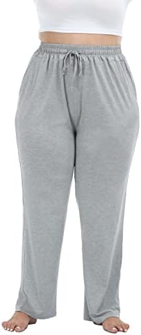 Calça de lounge com tamanho de lounge ativo feminino feminino