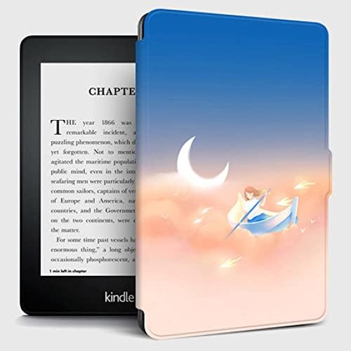 Caso para o novo Kindle 10th Gen 2019 Lançamento apenas-Tampa inteligente mais leve com Auto/Sleep, Sky Moon