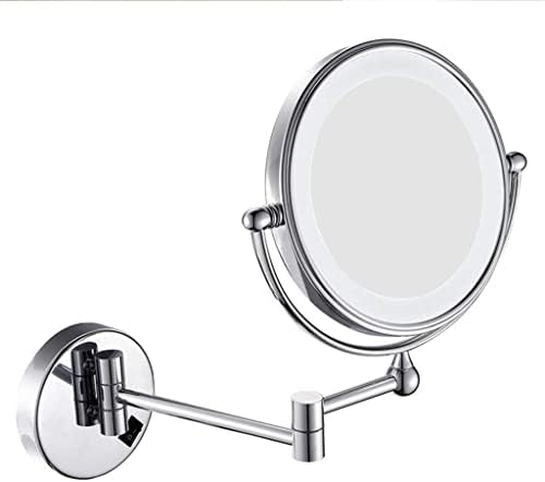 Espelho cosmético espelho espelho de 8 polegadas 7 vezes a ampliação do espelho de maquiagem LED de maquiagem espelho de parede