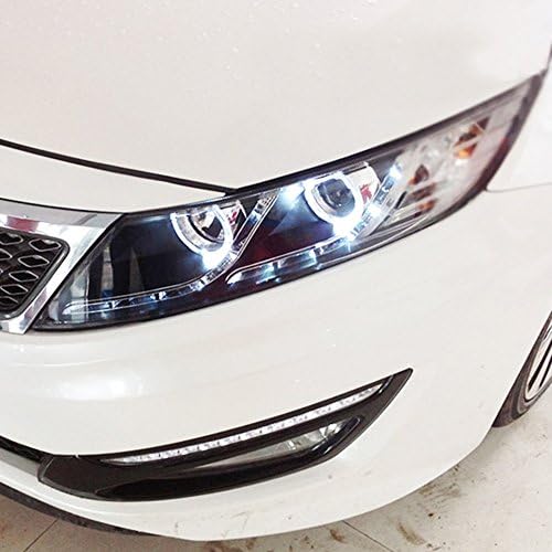 Faróis de LED genéricos Angel Eyes Ld 2009 a 2013 ano para Kia Optima K5