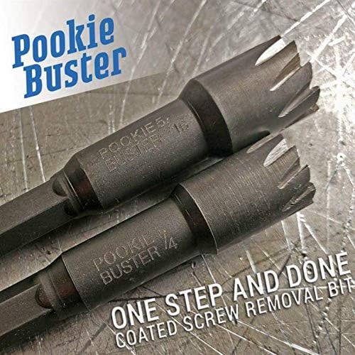 Midwest Tool & Cutlery Pookie Buster - 1/4 & 5/16 Magnetic Nut Driver com cortador de broche patenteado e troca rápida HEX Shank - MWT -PBSET01