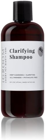 Pacote de shampoo e condicionador Igroom - Shampoo para cães esclarecedores 16oz - acalmar e proteger - ingredientes naturais
