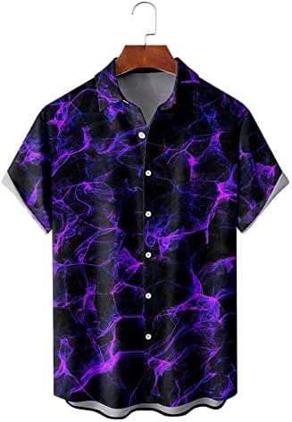 Camisas de treino para homens 2023 3d Pintura impressa Camisa floral Homens homens recusam colarinho de coleira camisas