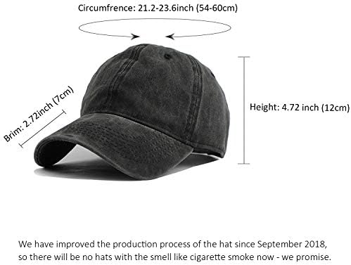 HH HOFNEN HOMENS MULHERES LAVOMENTO A TRIMENTO DE ALTULAÇÃO TAPA BASEBOL BASEBOL CHAT AJUSTÁVEL DA VINTAGE
