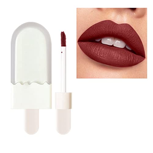 Hmdabd the Lip Bar Lipstick Velvet Velvet Violino Vermelho Lipstick Exclusivo Violino Design Lipstick Batom de líquido de pulverização