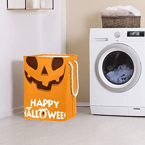 Unicey Halloween Pumpkin Face Laundry dificulta a cesta de roupas sujas de roupas sujas de roupa sujo