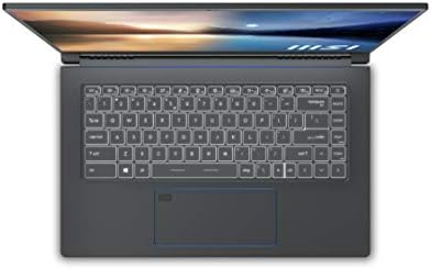 MSI Prestige 15 Laptop fino e acionado por desempenho: 15,6 FHD 1080p, Intel Core i5-155G7, Nvidia GeForce GTX 1650, 16GB,
