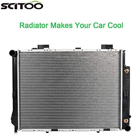 Scitoo Radiator Compatível com 1998 1999 2000 2001 2002 2003 para Mercedes-Benz E320 Cu2290 Cu2290