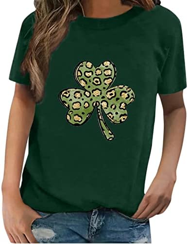 Yubnlvae Saint Patricks Day TEES PARA MULHERES CUVENCIMENTO DE CONFORMA CUVELE