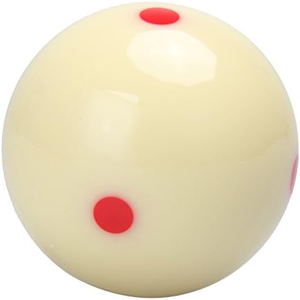 Red Dot Cue Ball, AAA GRADO PRO 6 DOT BILLARD TREINAMENTO TREINAMENTO BOLA QUE MARRE - 2 1/4