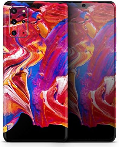 Design Skinz Liquid Abstract Paint V44 Protetive Vinyl Decals Wrap Cover compatível com o Samsung Galaxy S20
