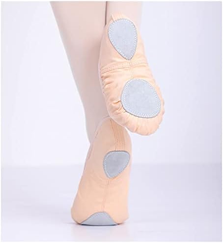KXDFDC Girls Ballet Shoes Sapas de balé de solteiro Sapateiros de bailarina