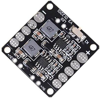 Dagijird 5V/12V Micro PDB placa com interruptor LED DIY para 250 mini quadcópteros de corrida