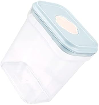 Zerodeko 1pcs caixa de armazenamento Jar recipiente de farinha de vidro Plasticos para comida Recipiente de manteiga para geladeira Fridge Grãos Jarros de armazenamento de cozinha Caixa de armazenamento Caixa de plástico