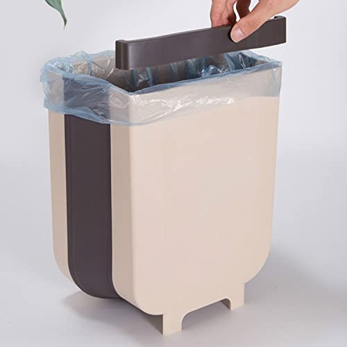 Lixo lixo lixo, lixo de lixo de lixo de cozinha lixo lixo dobrável de carro pode lixo de lixo montado na parede para balde