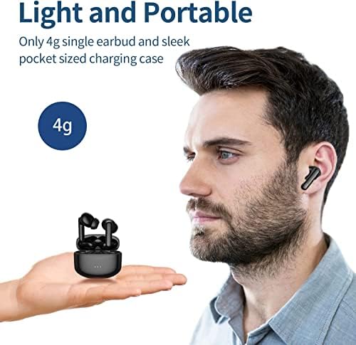 EARBUDOS A40 PRO Sem fio, 50 horas de reprodução de fones de ouvido Bluetooth Bluetooth Construídos no microfone de cancelamento