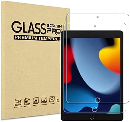 [2 pacote] XZC Protetor de tela compatível com iPad 9th Generation/iPad 8th Generation/iPad 7th Generation 10,2 polegadas