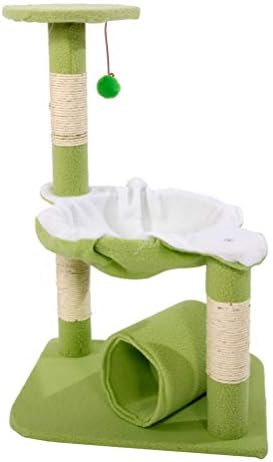 Tonela Towpop Tower Wood Sword corda de lã Cat Scratch Board Praço resistente a gatos de gato Cat Spining Salbing Tree Pet