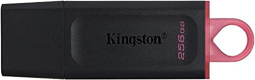 Kingston 256 GB USB Flash Drive Exodia DataTraveler USB 3.2 Tipo-A aciona 100 MB/s Pendrives de alta velocidade para