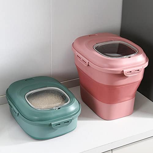 Recipiente de cozinha jinyisi de cozinha rotativa de armazenamento de bucket de armazenamento de grãos de armazenamento de bucket