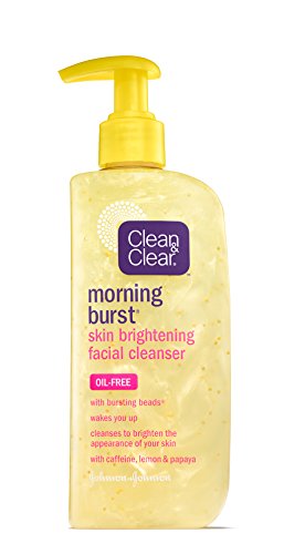 Limpo facial limpo e limpo da pele do brilho da pele com cafeína, limão e mamão, lavagem de face cítrica diária suave para