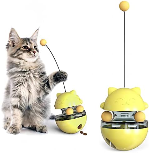 Vkherokv pt-01 gatinho gatinho tratado de gatinho tratar bola brinquedo copo de animais de estimação brinquedos de animais de estimação de animais de estimação para animais de estimação aumentam o QI