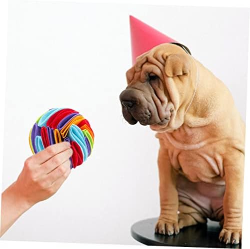 IPETBOOM 2PCS cão cheirando bola de cachorro de dentição de brinquedos de brinquedos para cachorros para filhotes