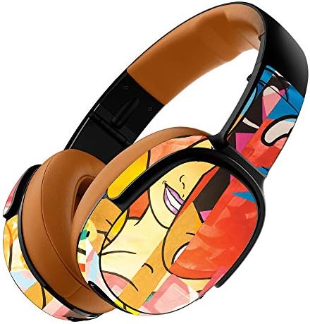MightySkins Skin Compatível com SkullCandy Crusher 360 fones de ouvido sem fio - sorrisos de desenho animado | Tampa de vinil protetora, durável e exclusiva | Fácil de aplicar, remova | Feito nos Estados Unidos