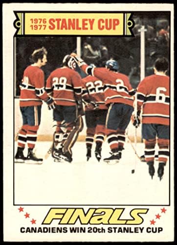 1977 O-Pee-Chee 264 Stanley Cup Finals-Canadiens Win 20th Stanley Cup EX