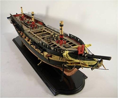 Modelo Expo Model Shipways USF Essex 1:76 Kit de navio de madeira em escala MS2041