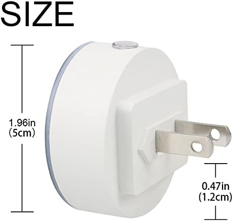 2 Pacote de plug-in Nightlight LED Night Light com Dusk-to-Dawn para o quarto de crianças, berçário, cozinha, corredor de coruja