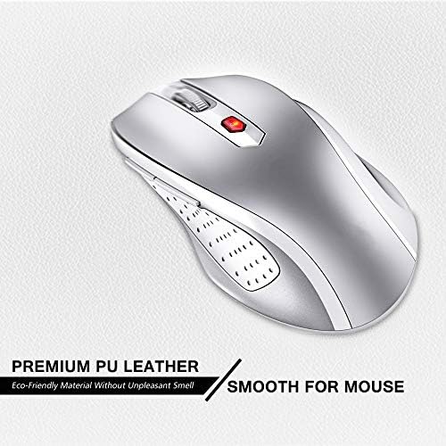 Mesa Protetor de protetor de escritório de escritório, Bubm à prova d'água de couro PU Laptop Laptop Lapto de Mouse Blotters Decoração de Mesa para Escritório, 35,4 x 17 Branco