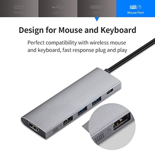 ASUVUD TIPO C Hub USB Hub tipo C para USB 3.0 Interface do mouse de teclado