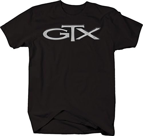 Classic GTX 1967-71 Gentlemans Muscle Car escovado camiseta gráfica de metal para homens