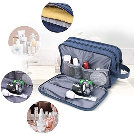 Bolsa de higiene pessoal dimj para mulheres, kit de maquiagem de maquiagem de bolsas de viagem de higienes