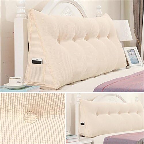 Pengfei Cabela de cabeceira almofada de cama de roupa triangular Cintura travesseiro confortável lavável, 9 cores, múltiplos tamanhos