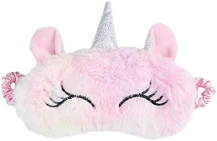 Kesyoo Pluxh Unicorn Horn máscara de dormir