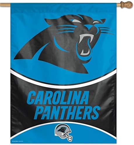 NFL Carolina Panthers de 27 por 37 polegadas bandeira vertical
