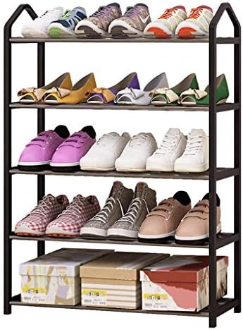 Rack de sapato para entrada de entrada de sapatos de várias camadas múltiplas de sapatos de sapato de montagem multifuncional
