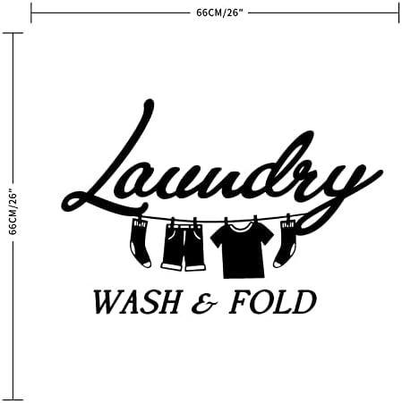 Lavagem de lavanderia e dobra lavanderia decoração de lavanderia decoração de parede decalques de parede adesivos decoração de casa