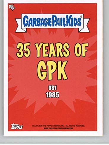2020 Topps Garbage Bail Kids 35th Anniversary Series 256B Cartão de negociação Felix tolo