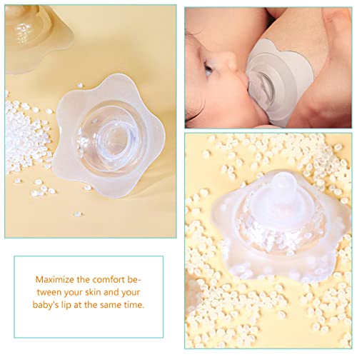 5pcs escudo tampa de amamentação Protetores duplos alimentando mamilos de enfermagem Mães assistentes de silicone para mãe mamilo bebê