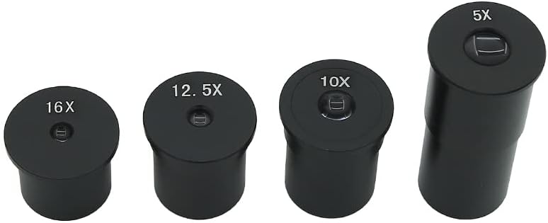 Acessórios para microscópio 1pc Optical ocular 5x / 10x / 12.5x / 16x, com tamanho de montagem 23,2 mm, para consumíveis de
