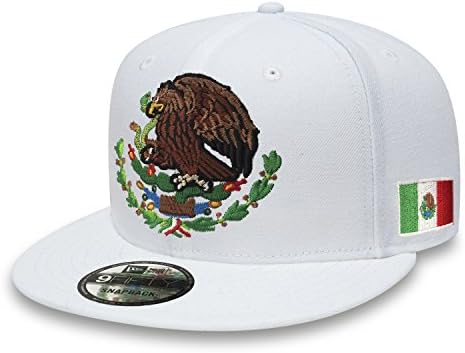 México Snapback Hats Bordado Escudo e Flag
