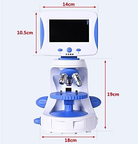 LEPSJGC 4.3 '' Microscópio de TV Laboratório Biológico LAD Educação Digital Eletrônica LED de LED