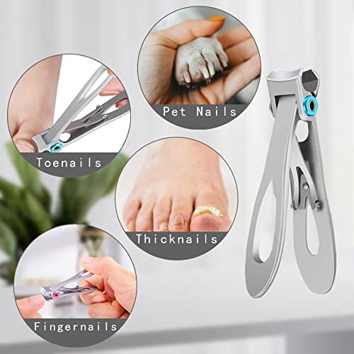 Clippers de unhas Conjunto, cortadores de unhas da unha para unhas grossas, clapper para homens para homens