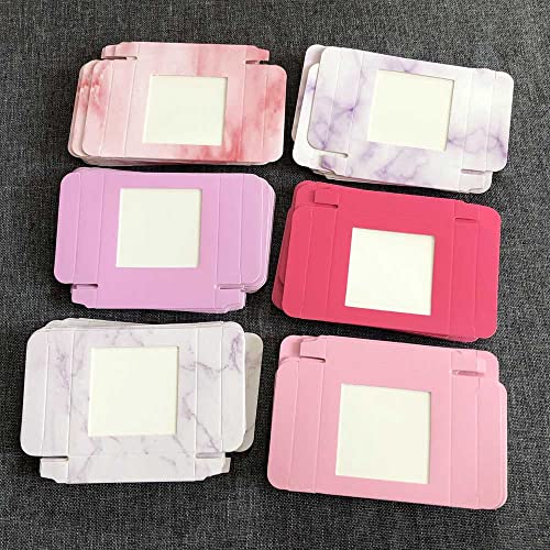 Caixas de cílios quadrados de embalagem de cílios falsos/pacote de papel