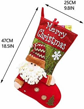 Christmas Papai Noel Sock Bolsa de doces de doce Papão de neve Papolagem de Natal Tree pendurada Ornamento para crianças SGCABI3B9CGEUN